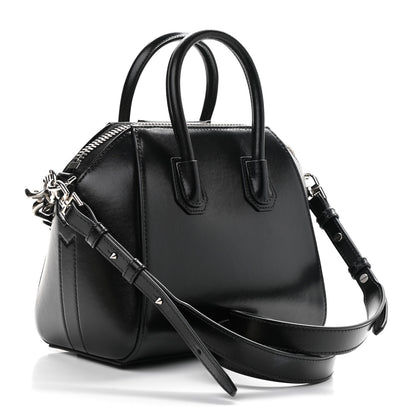 Givenchy Shiny Lord Calfskin Mini Antigona With Chain Black 3 of 10
