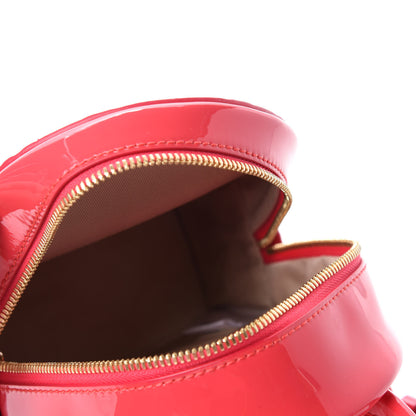 MCM Diamond Patent Stark Bebe Boo Backpack Teaberry 4 of 12