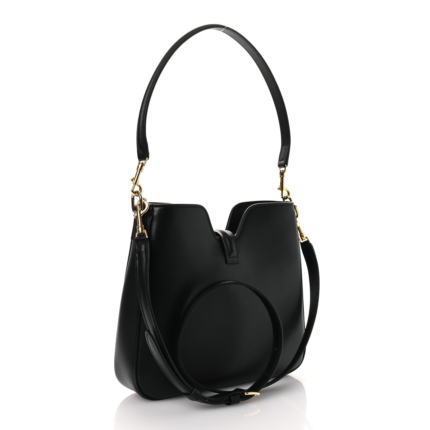 Celine Smooth Calfskin Small Camille 16 Soft Bag Black 3 of 13