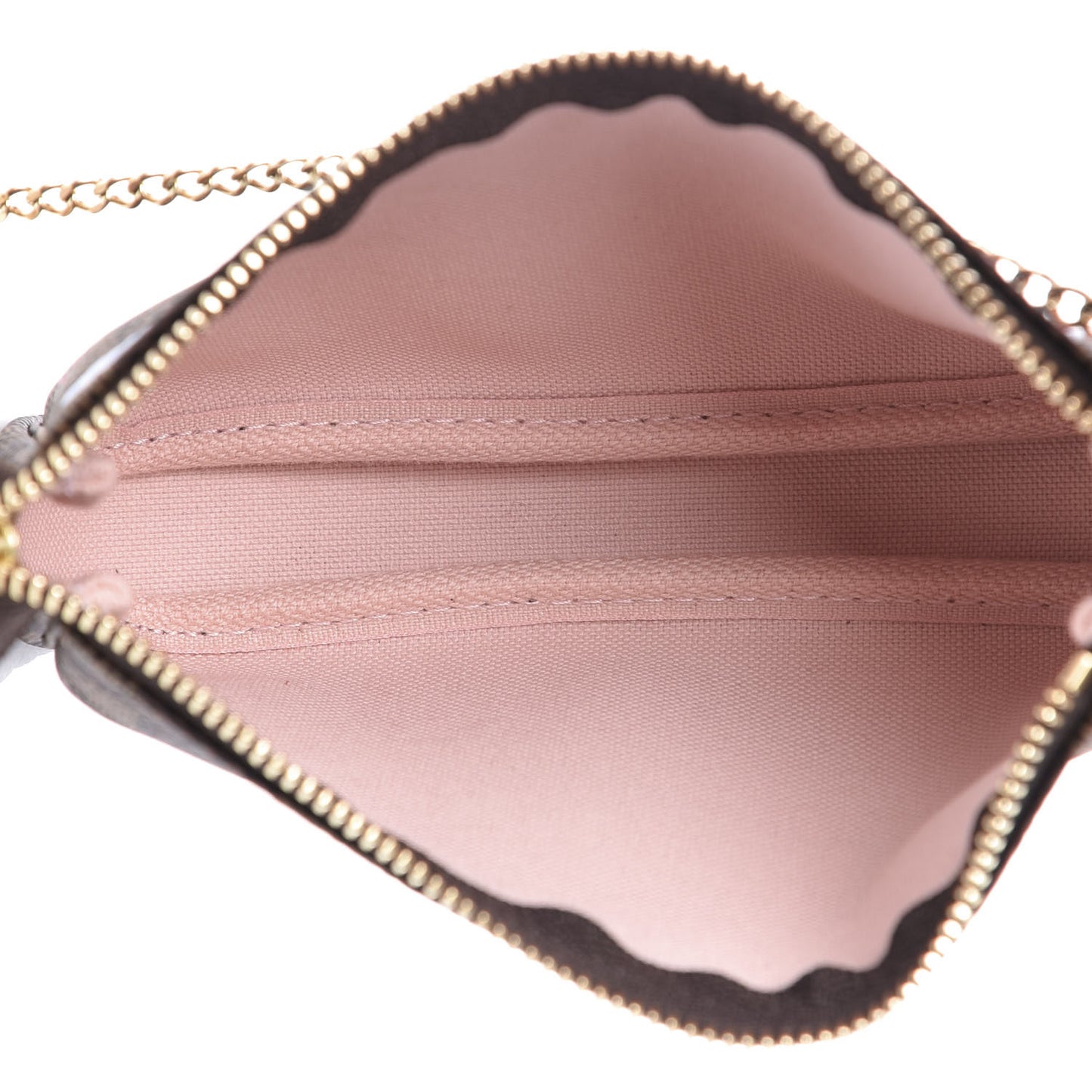 Damier Ebene 2020 Christmas Animation Big Wheel Mini Pochette Accessories Rose Ballerine