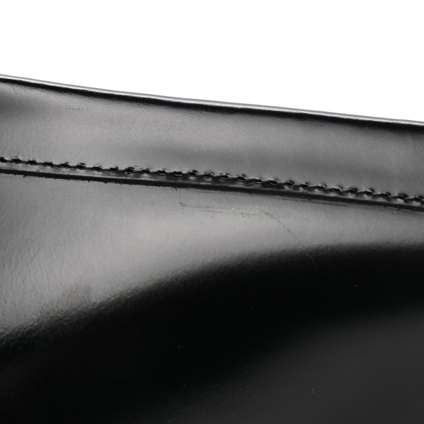 Calfskin Abrasivato Regalito Loafers 40.5 Black