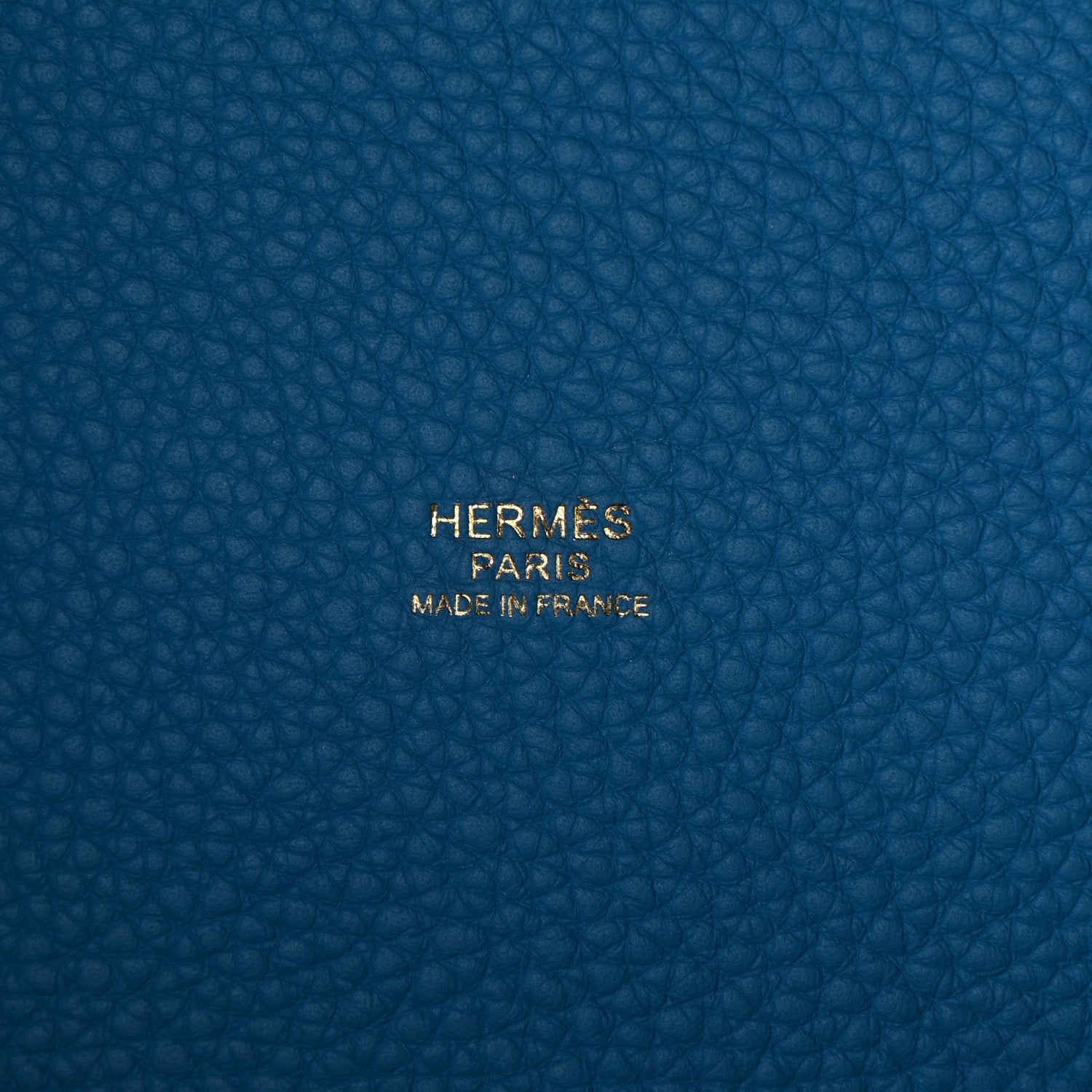 Hermes Taurillon Clemence Casaque Picotin Lock 22 MM Bleu Nuit Black Blue Frida 6 of 11