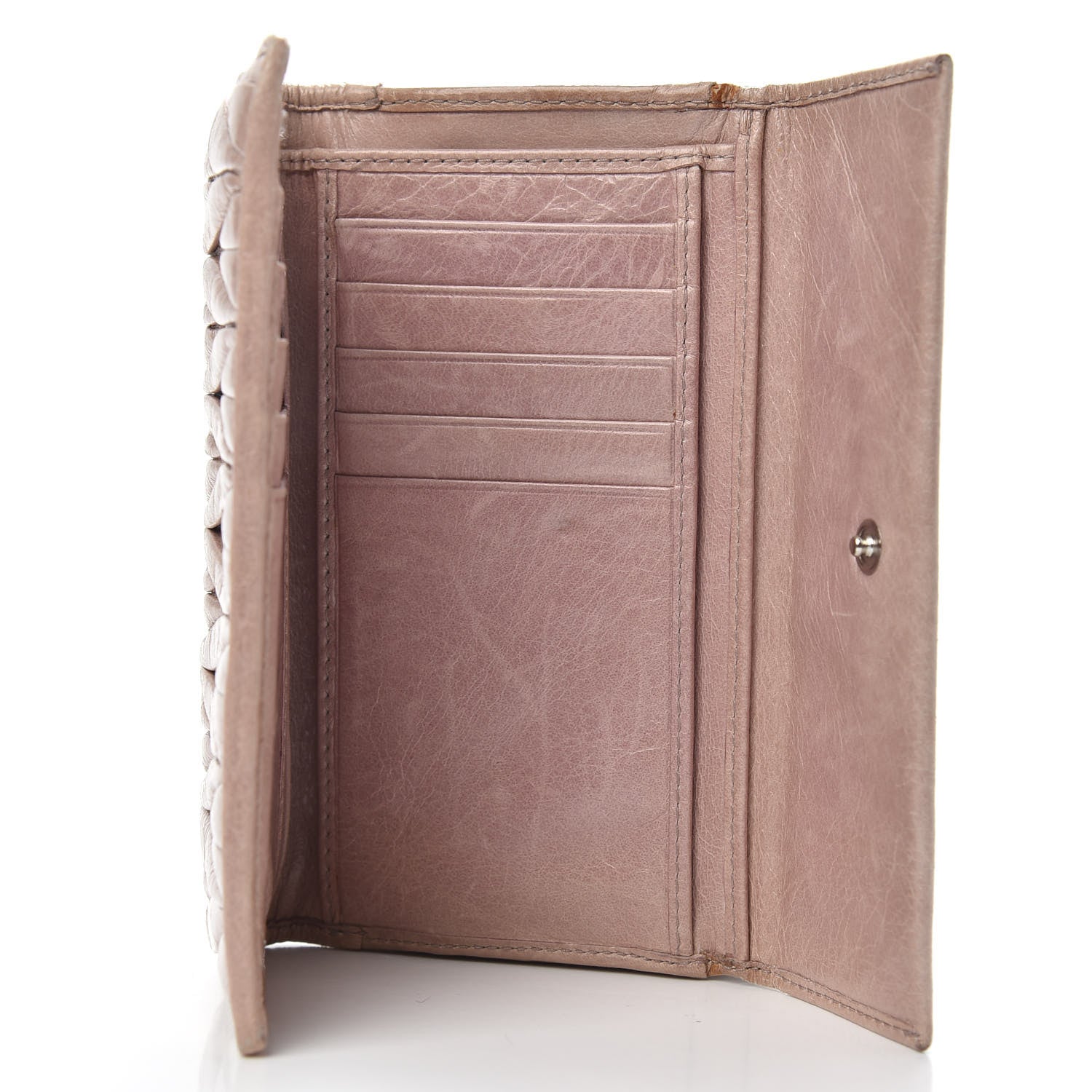 Miu Miu Nappa Matelasse Lux Flap Wallet Mughetto 5 of 15