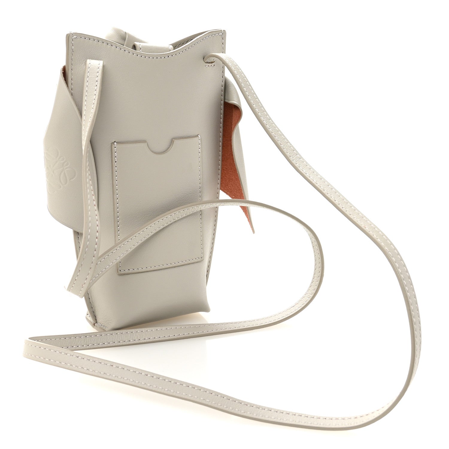 Loewe Calfskin Bunny Pouch Crossbody Bag Ghost 3 of 10