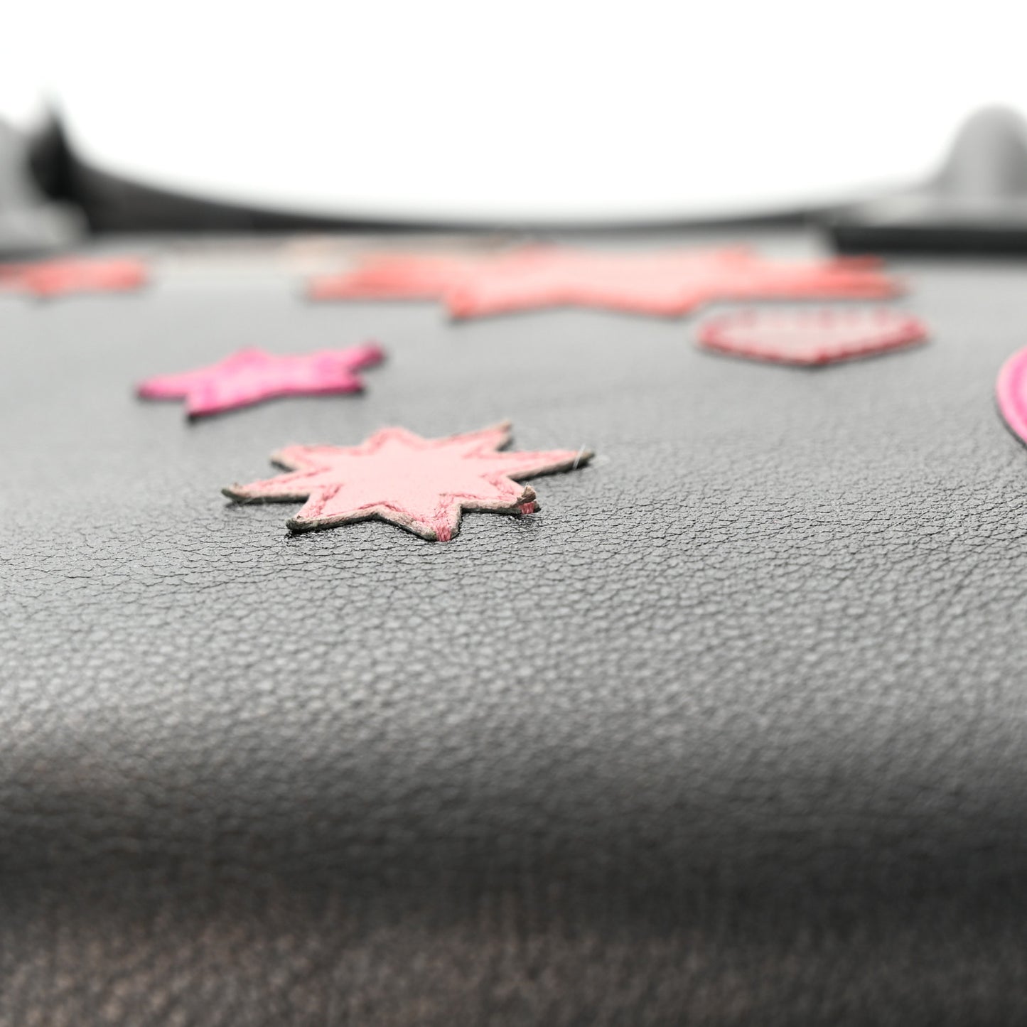 Calfskin Patchwork Baby Sac De Jour Black