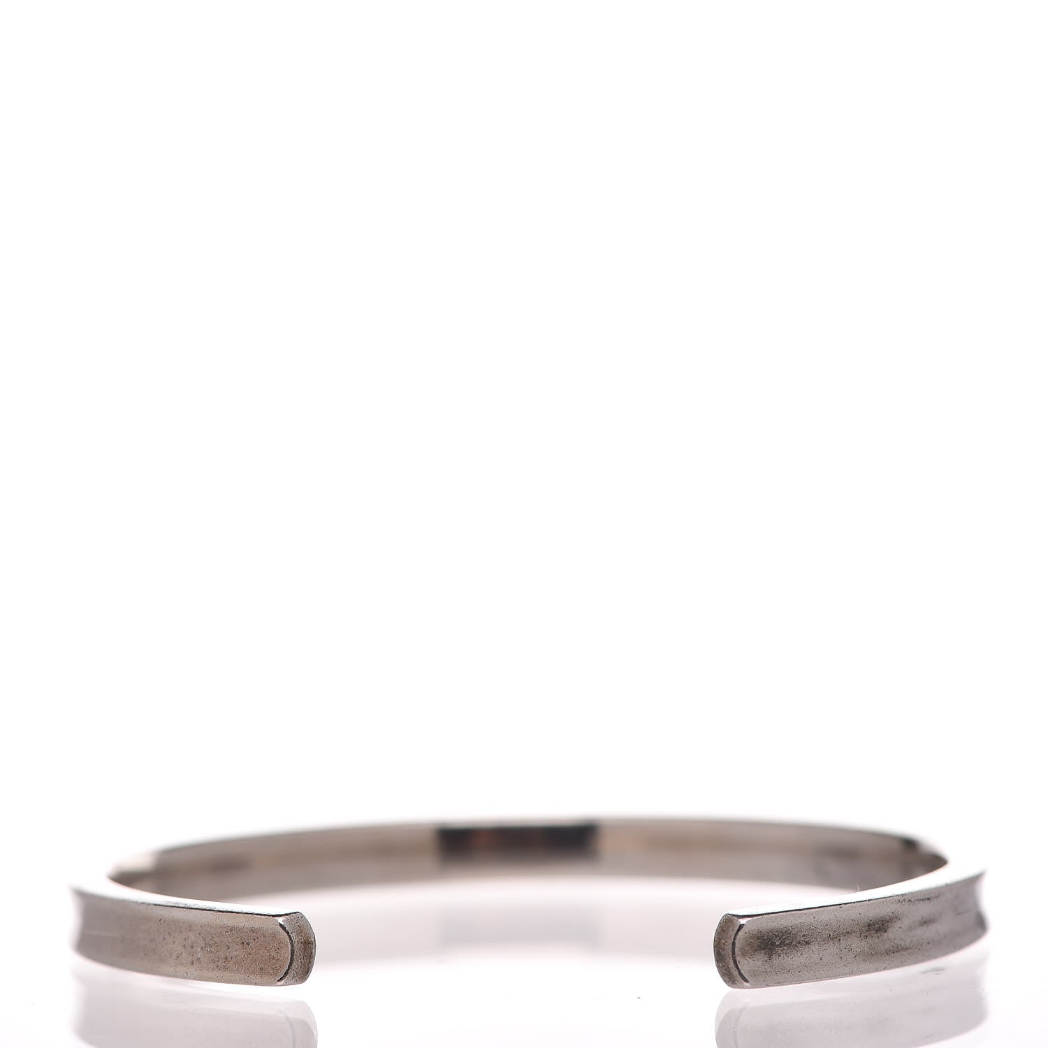Tiffany Sterling Silver Narrow 1837 Cuff Bracelet 3 of 4