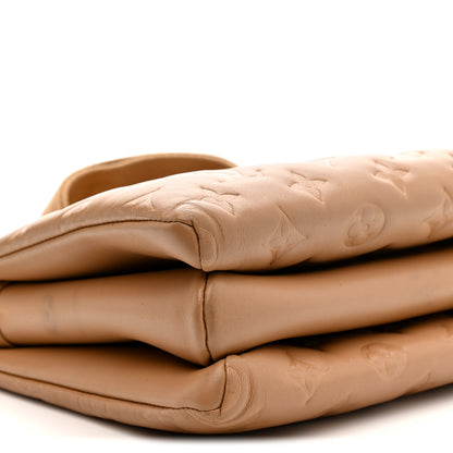 Louis Vuitton Lambskin Embossed Monogram Coussin PM Camel 10 of 12
