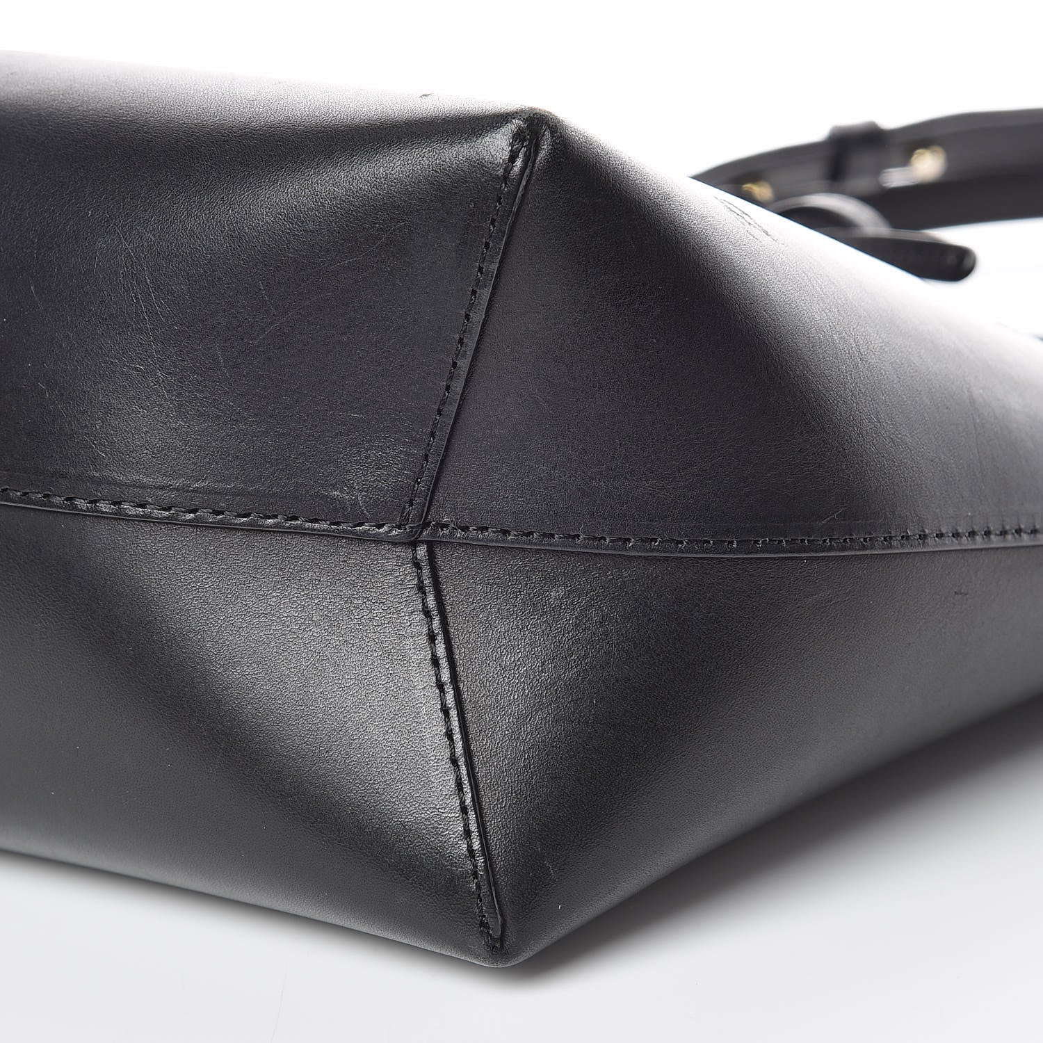 Mansur Gavriel Calfskin Mini Bucket Bag Black Ballerina 9 of 13