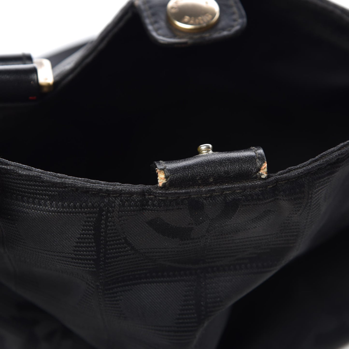 Nylon Travel Shoulder Bag Black