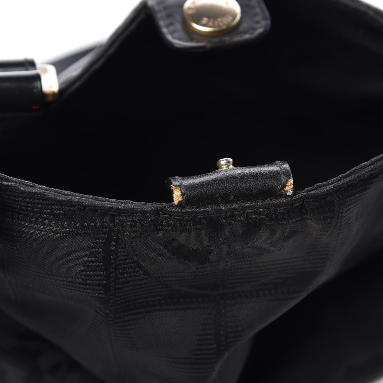 Chanel Nylon Travel Shoulder Bag Black 10 of 12