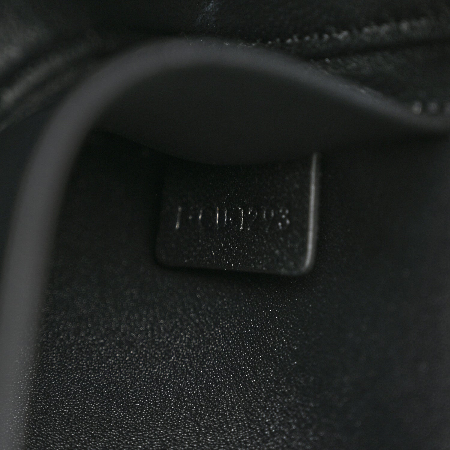 Celine Shiny Calfskin Triomphe Shoulder Bag Black 8 of 11