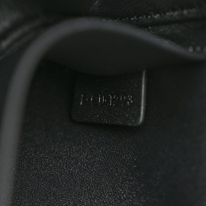 Celine Shiny Calfskin Triomphe Shoulder Bag Black 8 of 11