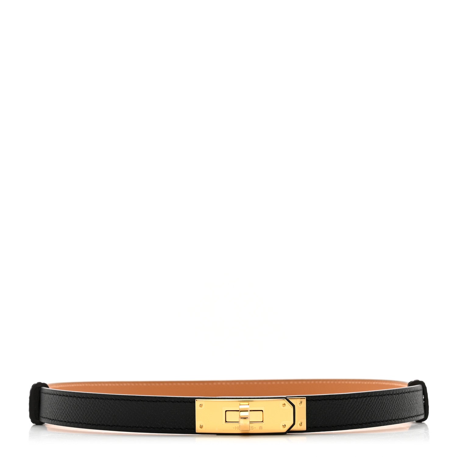 Hermes Epsom Kelly Belt Black 1 of 5