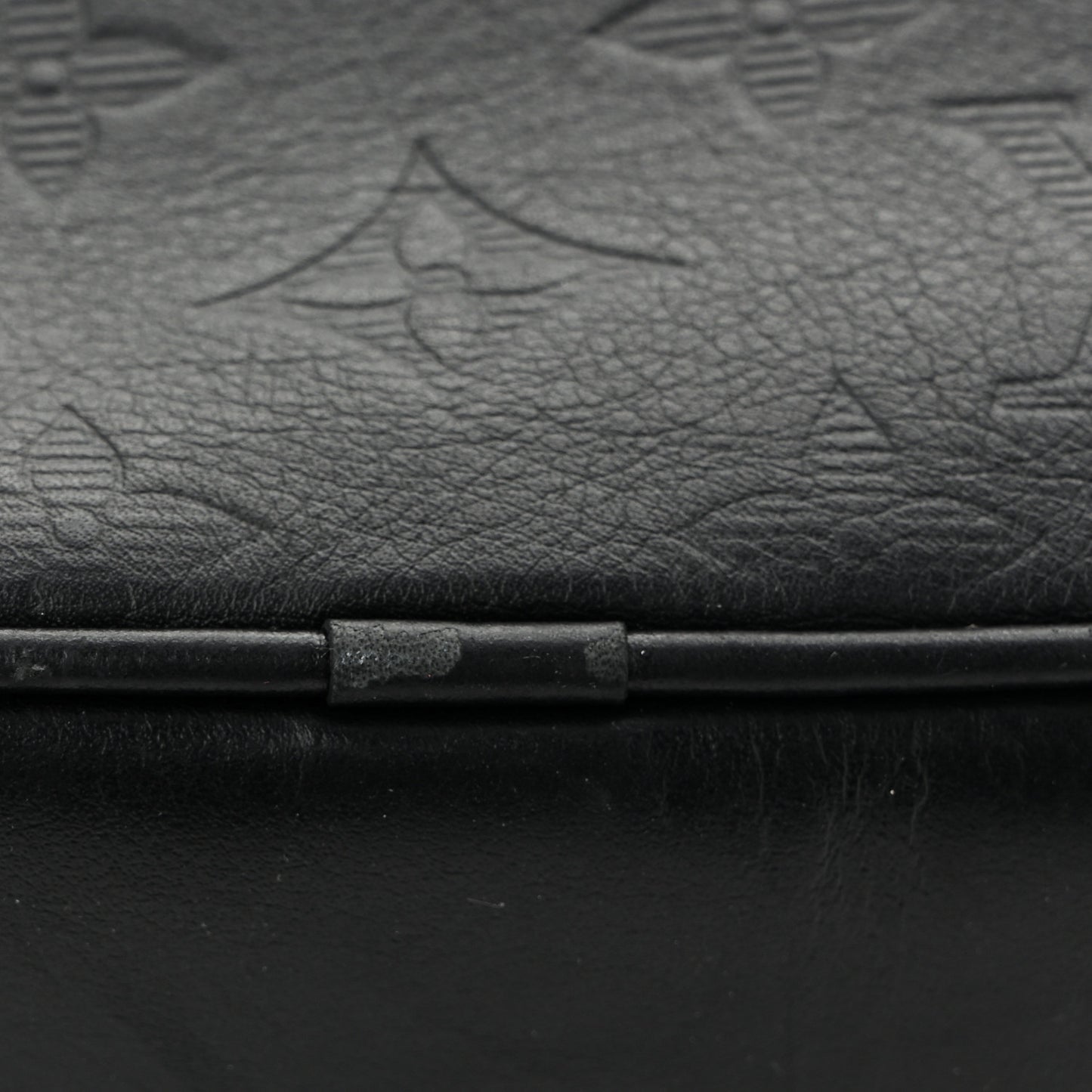 Calfskin Monogram Shadow Danube PM Black