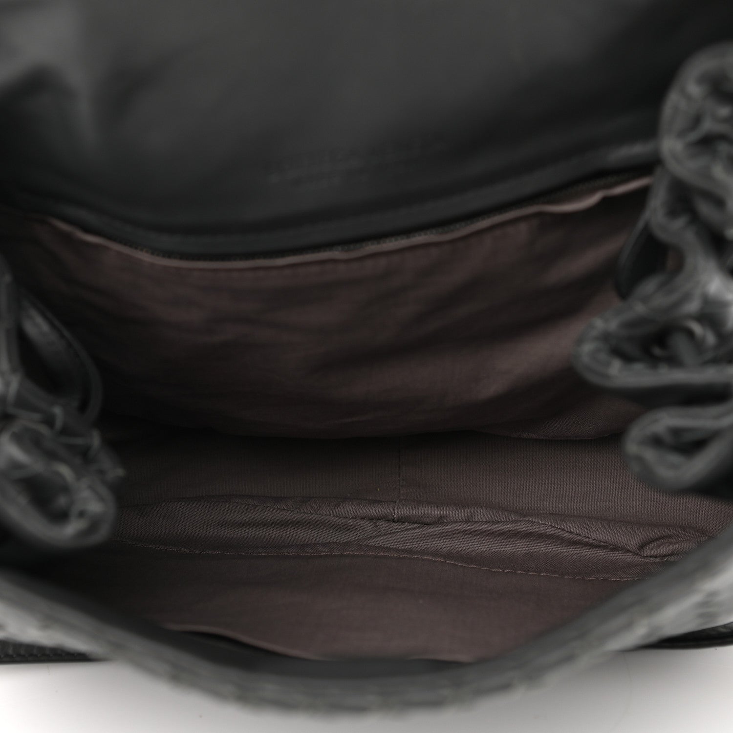 Bottega Veneta Nappa Intrecciato Message Bag Grey 5 of 11