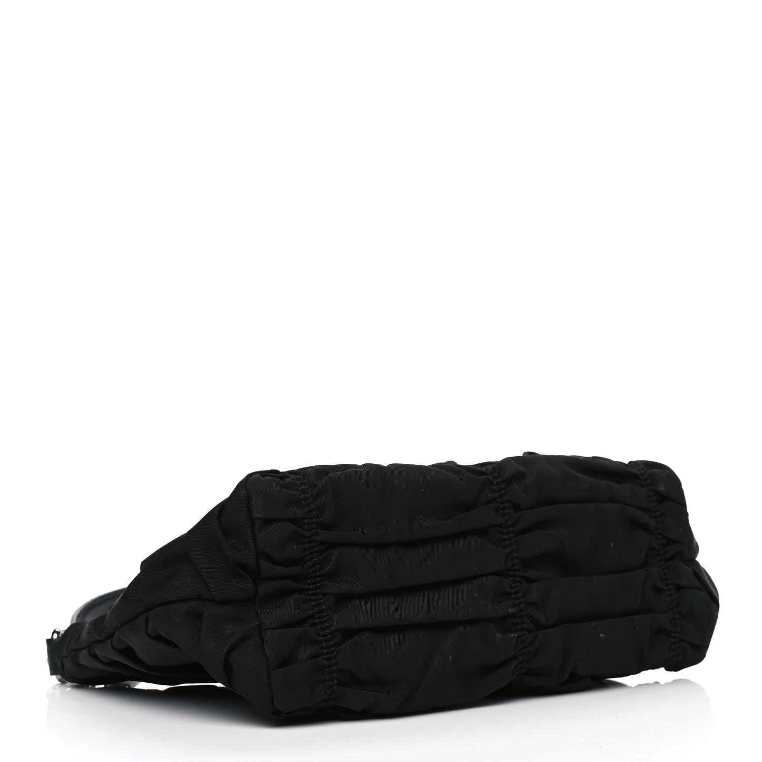 Prada Tessuto Nylon Gaufre Shoulder Bag Black 4 of 9