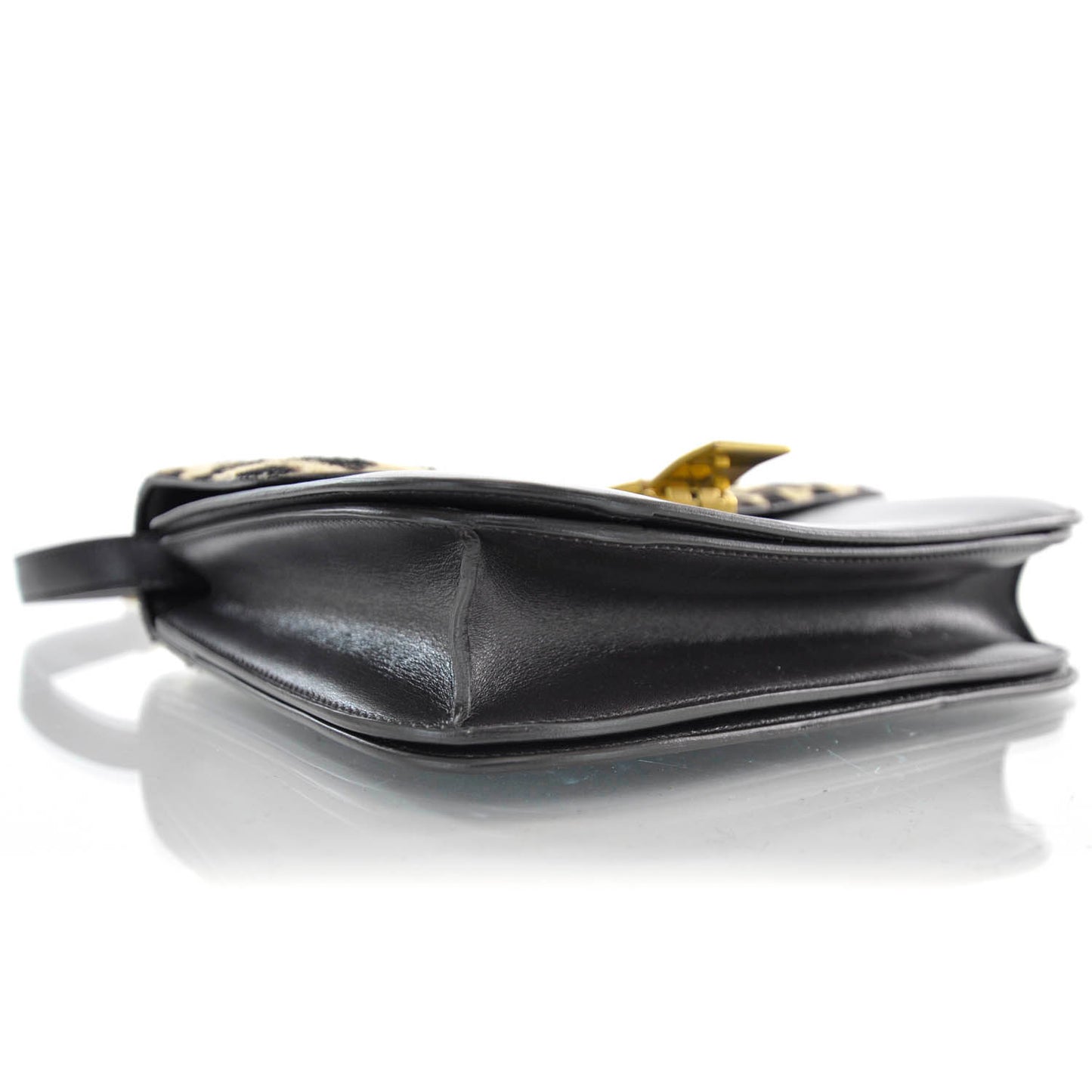 Pony Hair Leopard Medium Box Flap Bag