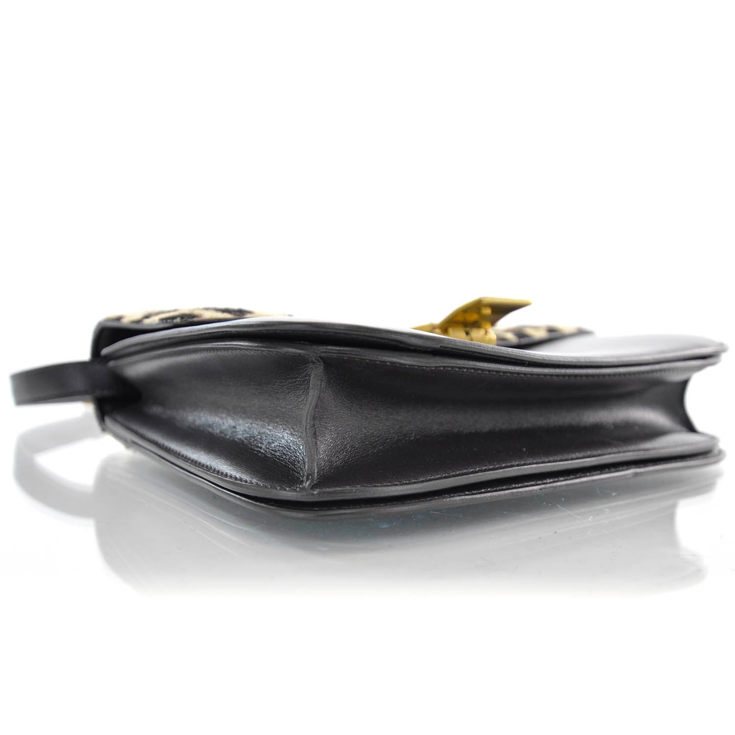 Celine Pony Hair Leopard Medium Box Flap Bag 6 of 10