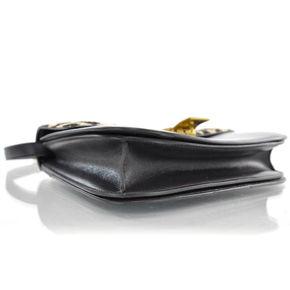 Celine Pony Hair Leopard Medium Box Flap Bag 6 of 10