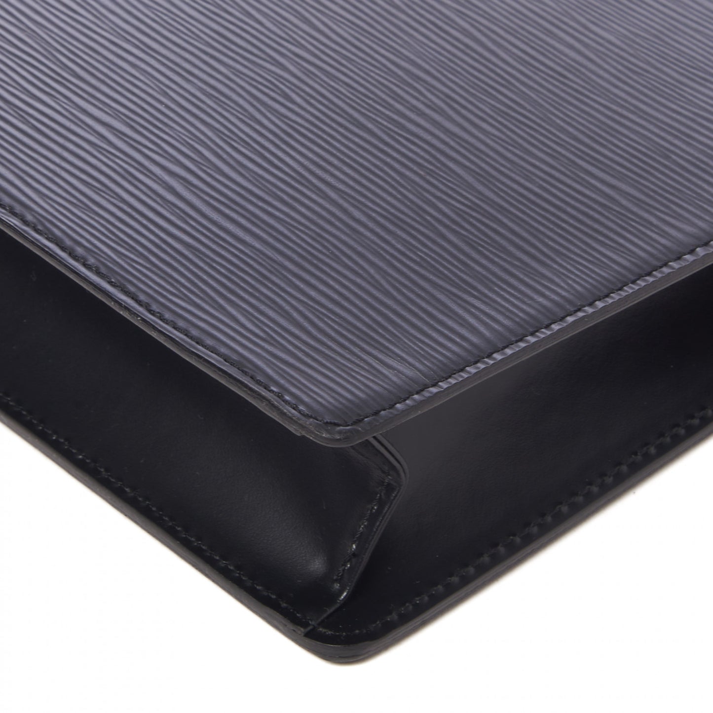 Epi Pochette Homme Clutch Black