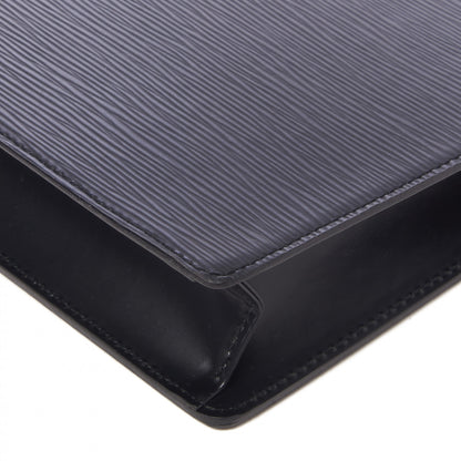Louis Vuitton Epi Pochette Homme Clutch Black 4 of 8