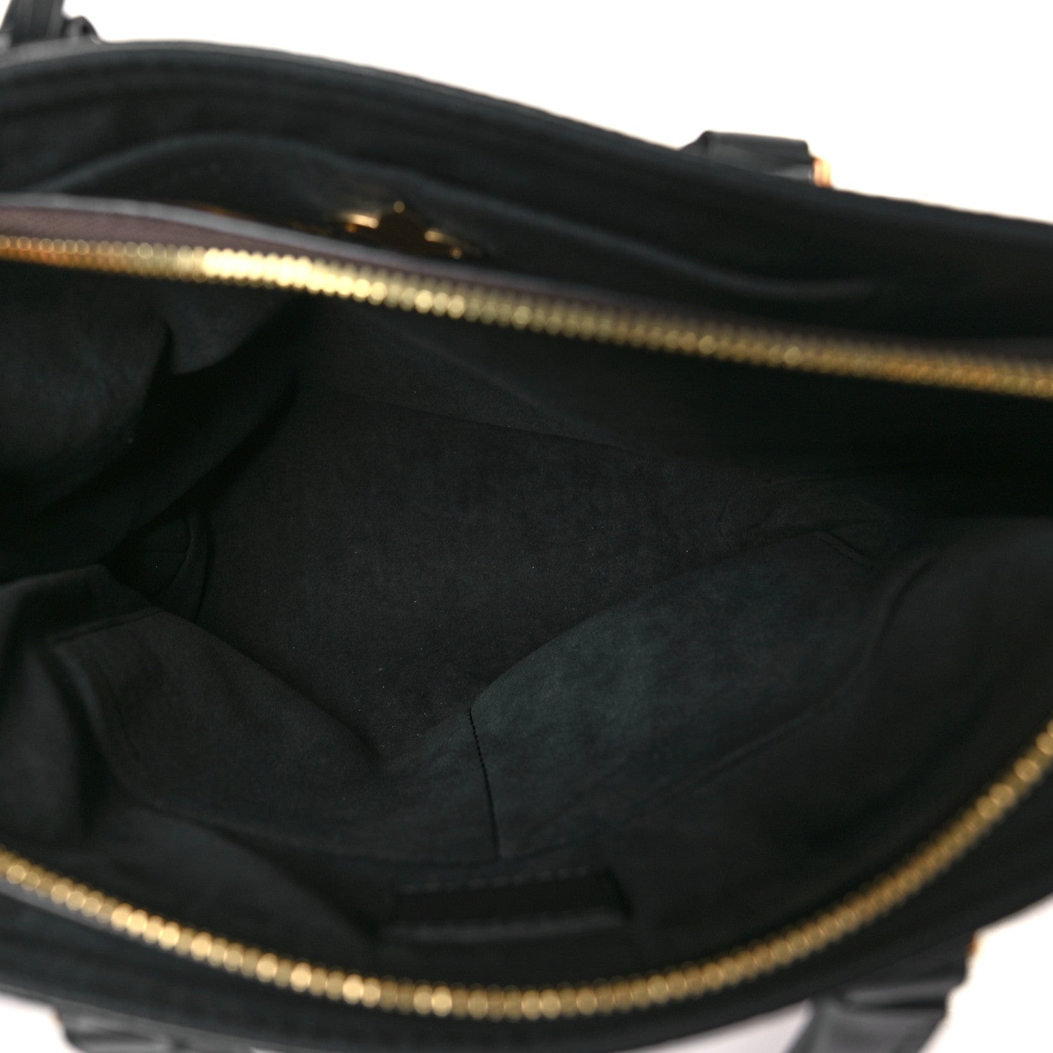 Louis Vuitton Monogram Flower Zipped Tote PM Black 5 of 8