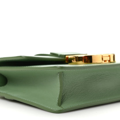Christian Dior Smooth Calfskin Micro 30 Montaigne Flap Bag Mint Green 7 of 9