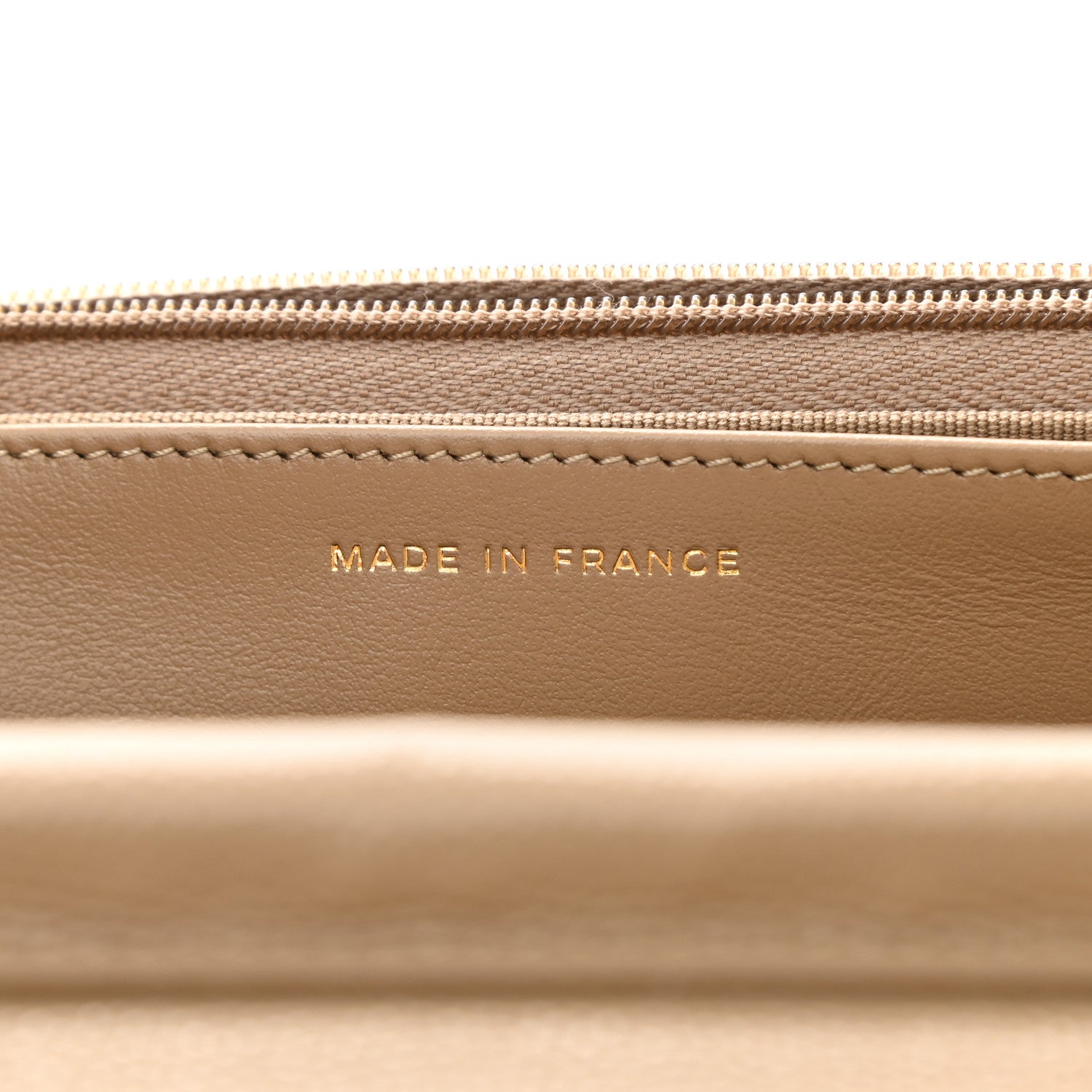 Chanel Caviar Quilted Wallet On Chain WOC Beige 7 of 12