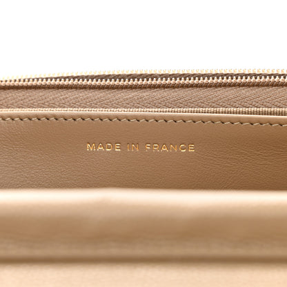 Chanel Caviar Quilted Wallet On Chain WOC Beige 7 of 12