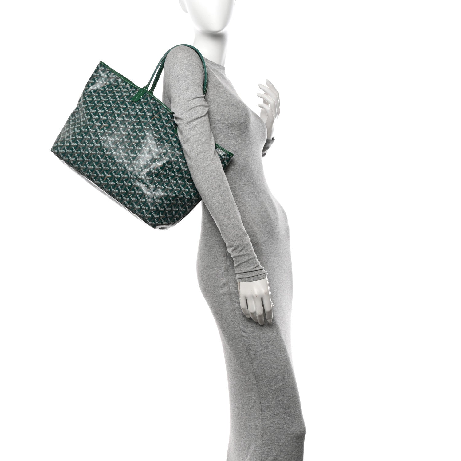 Goyard Goyardine Saint Louis PM Green 2 of 11