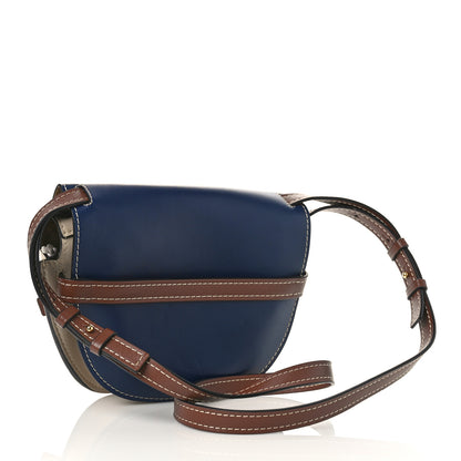 Loewe Calfskin Small Gate Crossbody Bag Blue 3 of 8