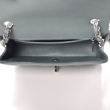 Chanel Caviar Quilted Mini Rectangular Flap Green 5 of 9