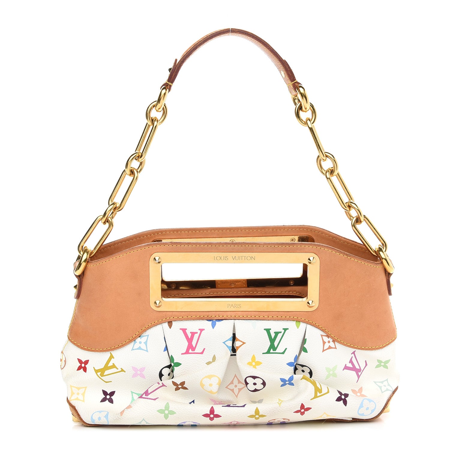 Louis Vuitton Monogram Multicolor Judy PM White 1 of 9