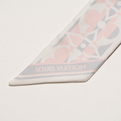 Louis Vuitton Silk Monogram Flower Ink BB Bandeau Light Pink 3 of 5