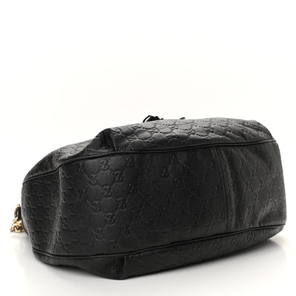 Gucci Guccissima Medium Emily Hobo Black 4 of 12