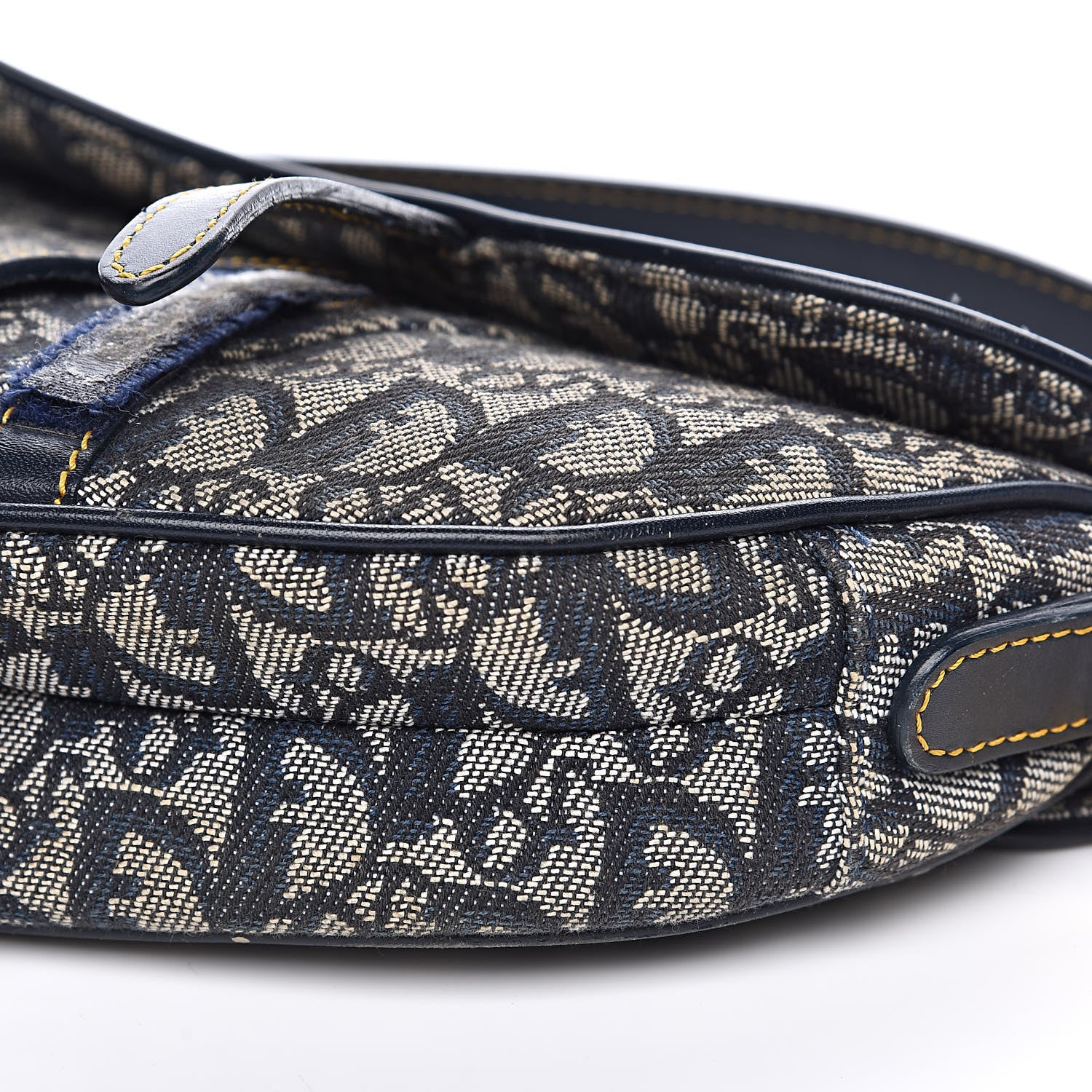 Christian Dior Monogram Saddle Bag Black 11 of 15