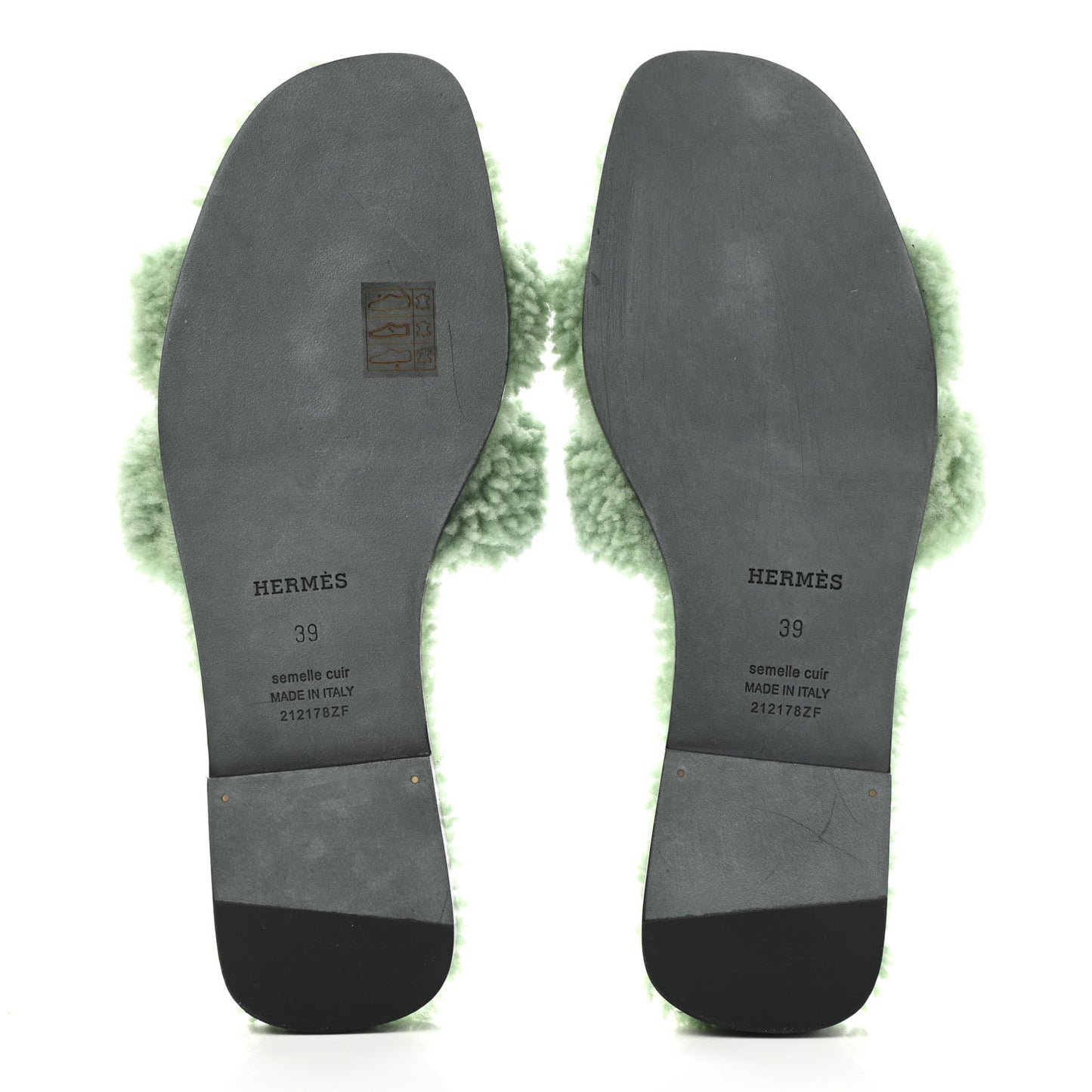 Woolskin Oran Sandals 39 Vert D’Eau