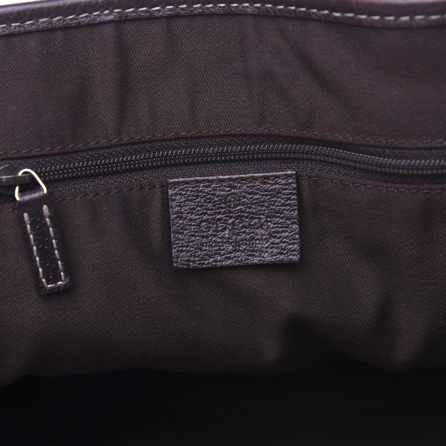 Gucci Monogram Medium Princy Tote Dark Brown 5 of 14