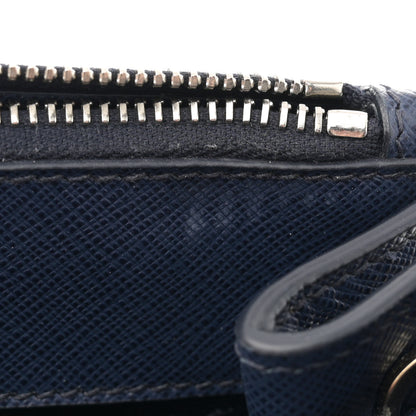 Prada Saffiano Lux Large Galleria Double Zip Tote Baltico 11 of 12