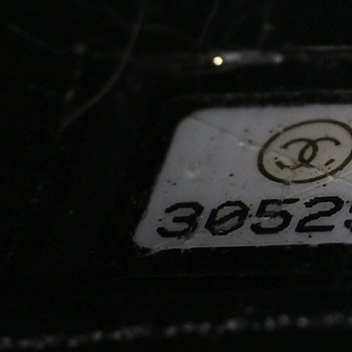 Lambskin Quilted Small CC Filigree Vanity Case Black