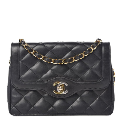 Chanel Lambskin Quilted Mini Flap Black 1 of 14