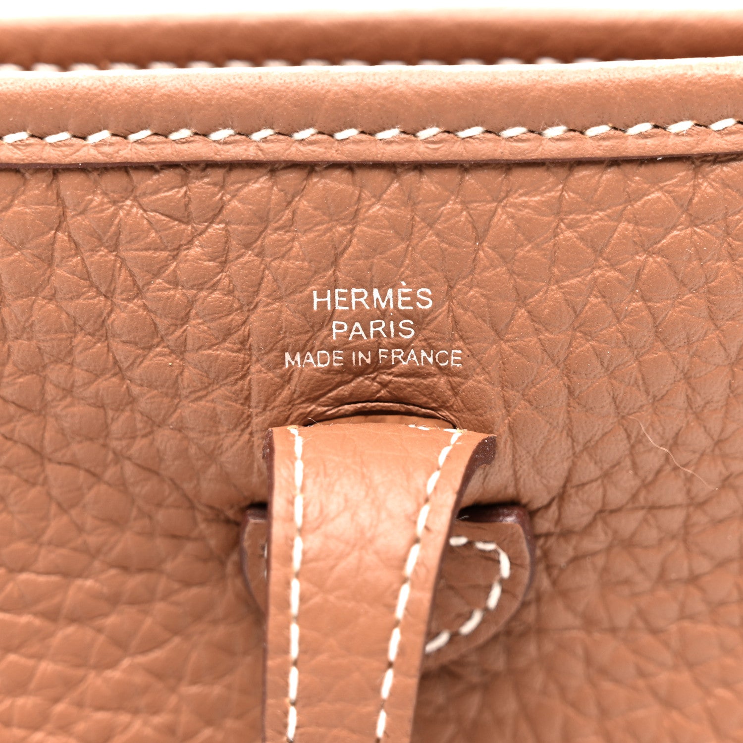 Hermes Taurillon Clemence Evelyne TPM Gold 6 of 10