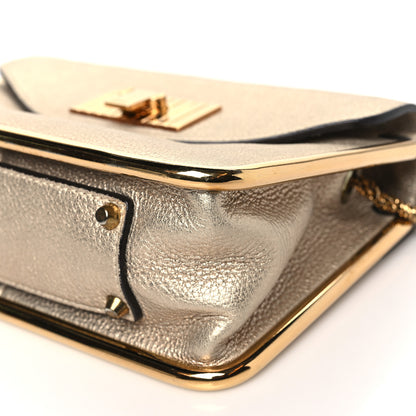 Chloe Metallic Calfskin Small Sally Flap Bag Gold 10 of 10