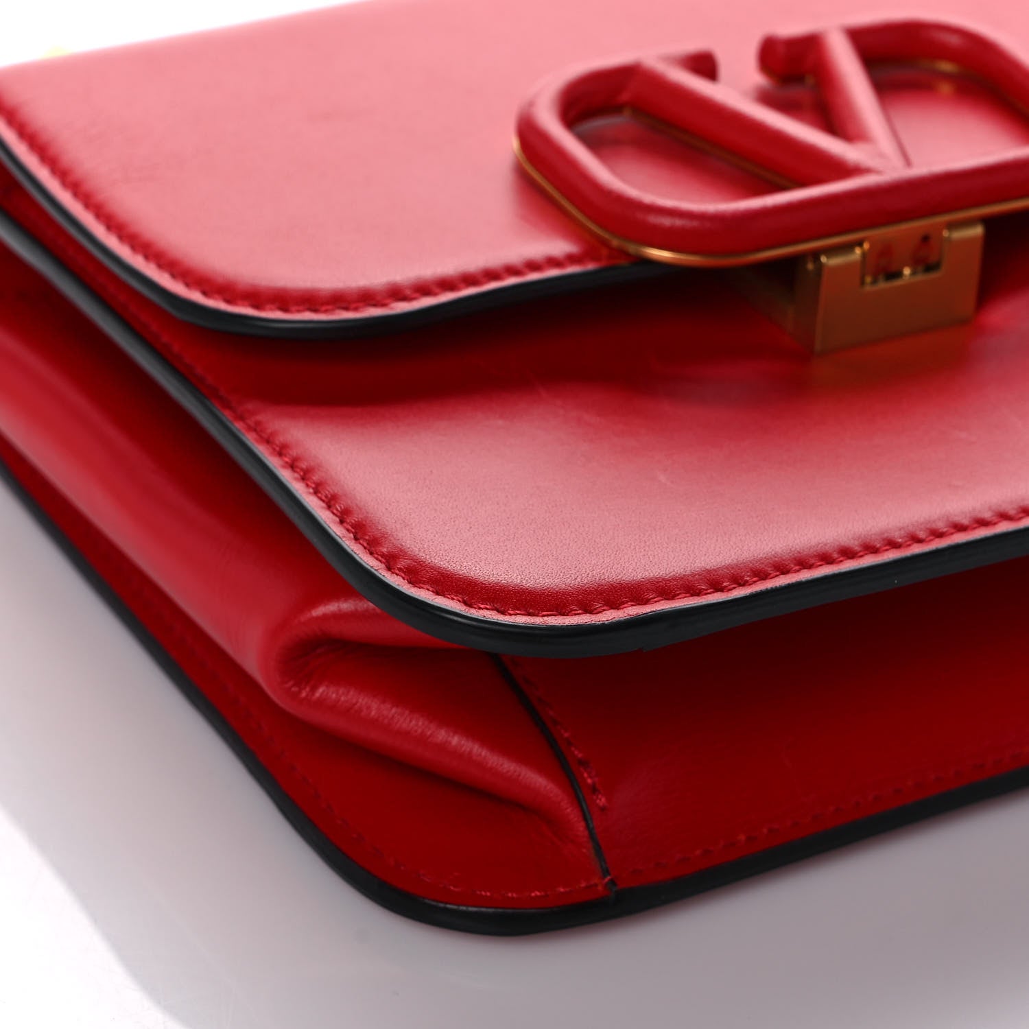 Valentino Garavani Smooth Calfskin Small VSling Shoulder Bag Red 7 of 10