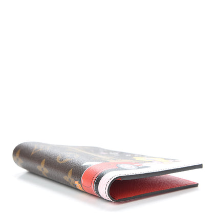 Louis Vuitton Monogram 2019 Christmas Animation Passport Cover Rouge 4 of 8