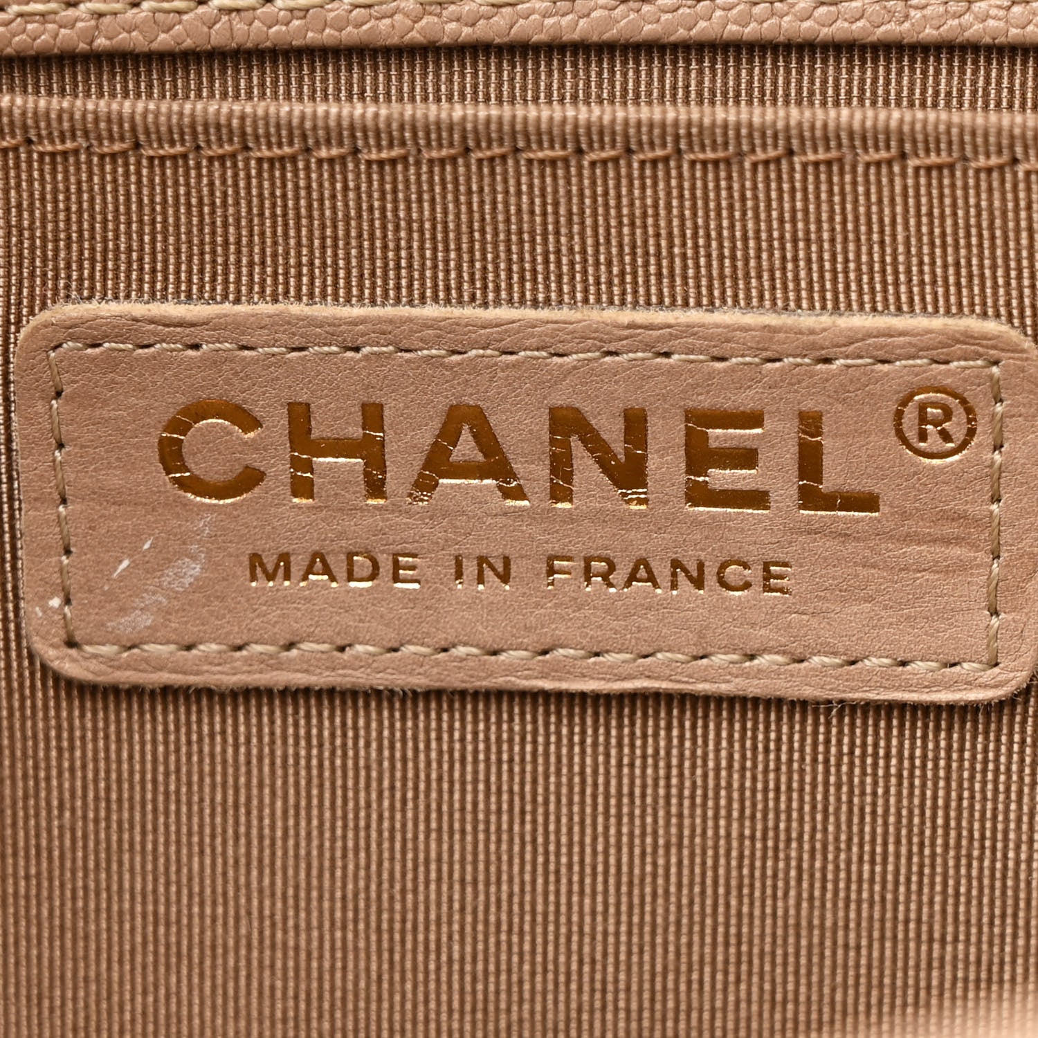 Chanel Caviar Quilted Medium Boy Flap Beige 6 of 13