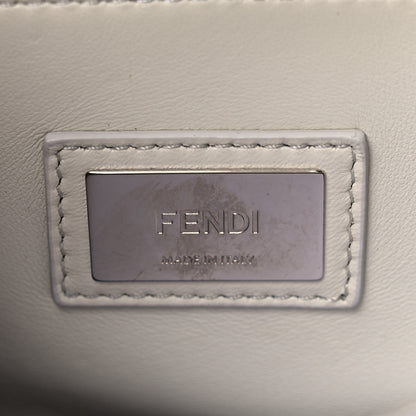 Fendi Vitello Seta Shiny Nappa Medium Peekaboo Iconic Satchel Soap Opale 7 of 19