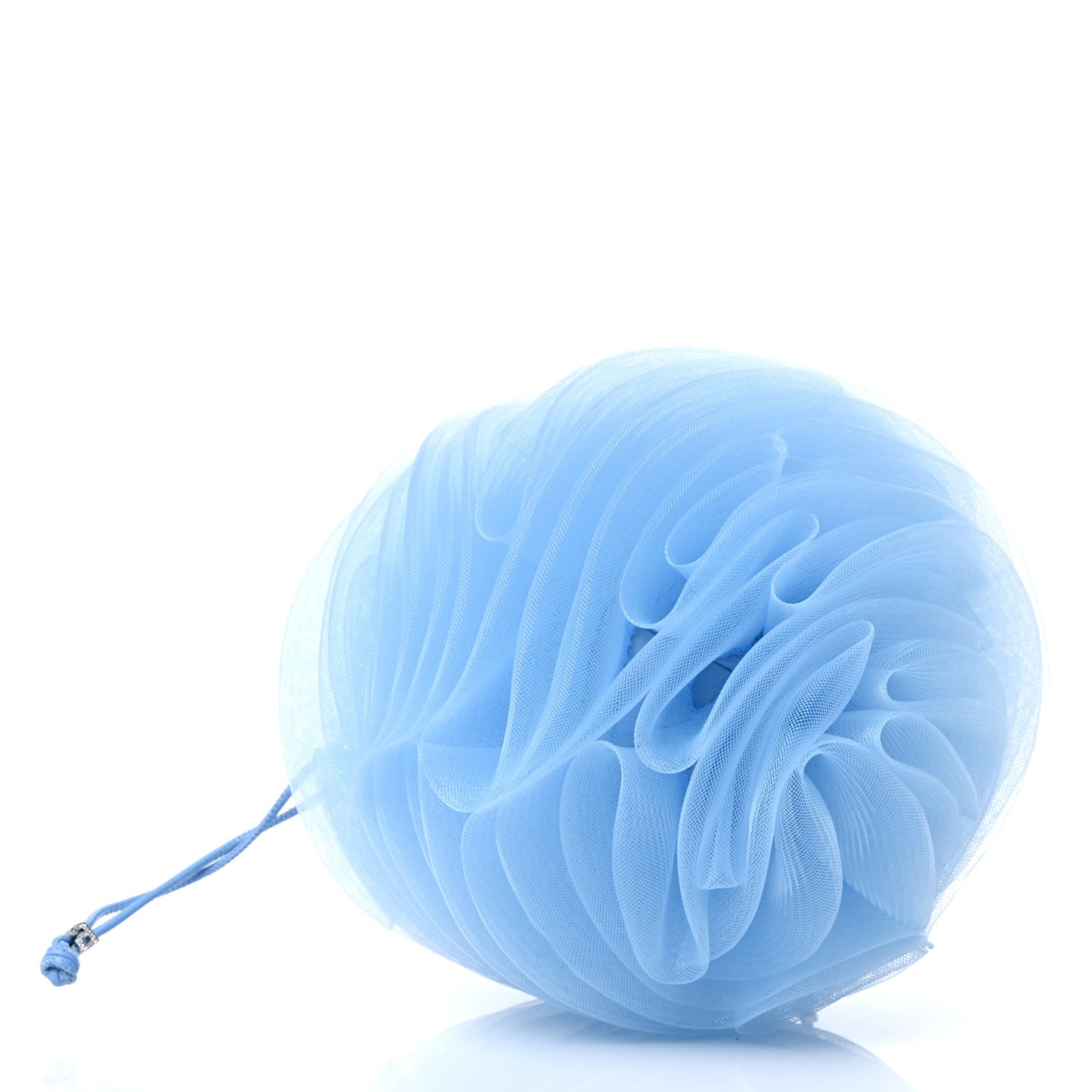 Tulle Mesh Pom Bag Oxford