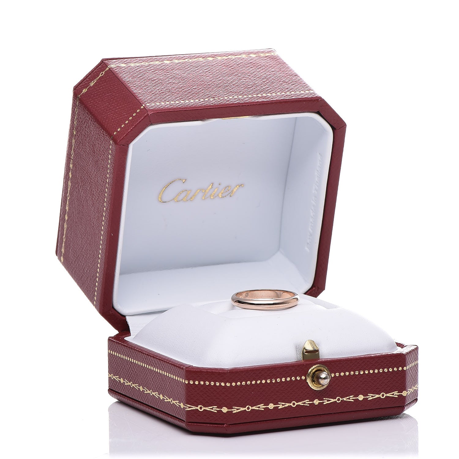 Cartier 18K Pink Gold 2.5mm 1895 Wedding Band Ring 48 4.5 6 of 6