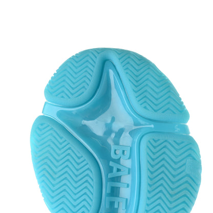 Balenciaga Fabric Mesh Clear Sole Womens Triple S Sneakers 35 Turquoise 8 of 11